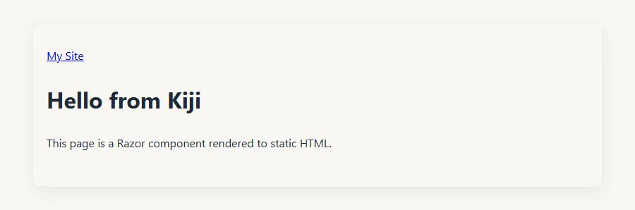 Add a layout and CSS